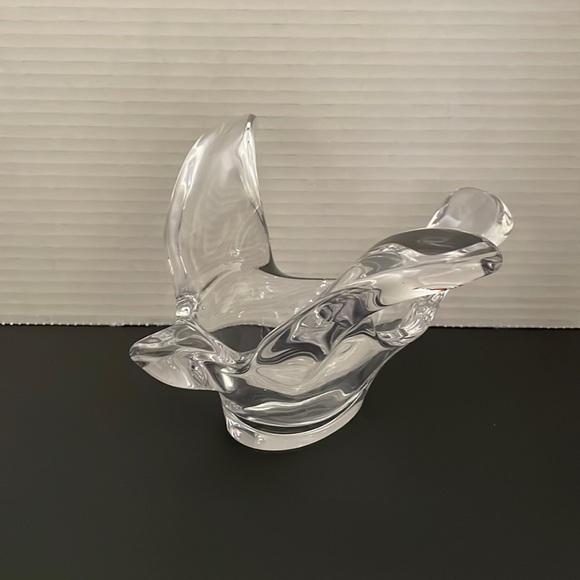 Princess House Art Vintage Princess House Crystal Bird Trinket Dish